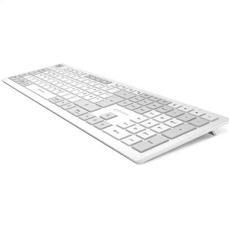 Sharkoon OfficePal K30W baltā Vācijas izkārtojuma gumijas taustiņu tastatūra