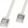 ROLINE U/FTP komutācijas kabelis Cat.6A Ultra-īss RJ45 pelēks 2 m — tīkls — FTP (21.15.4502)