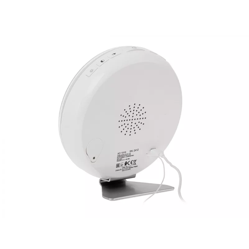 Modinātājpulkstenis Wake‑Up Light Adler AD1916 ar saullēkta simulāciju un FM radio