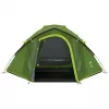 Coleman Dome Tent Darwin 4 Plus Melnsout — 4 personu tuneļtelts ar priekštelpu, tumši zaļa/gaiši zaļa