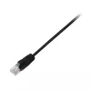 Ethernet kabelis V7 CAT6 UTP 0,5 m melns