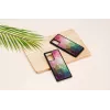 Aizsargtelefona maciņš iKins Samsung Galaxy Note 20 — water flower melns