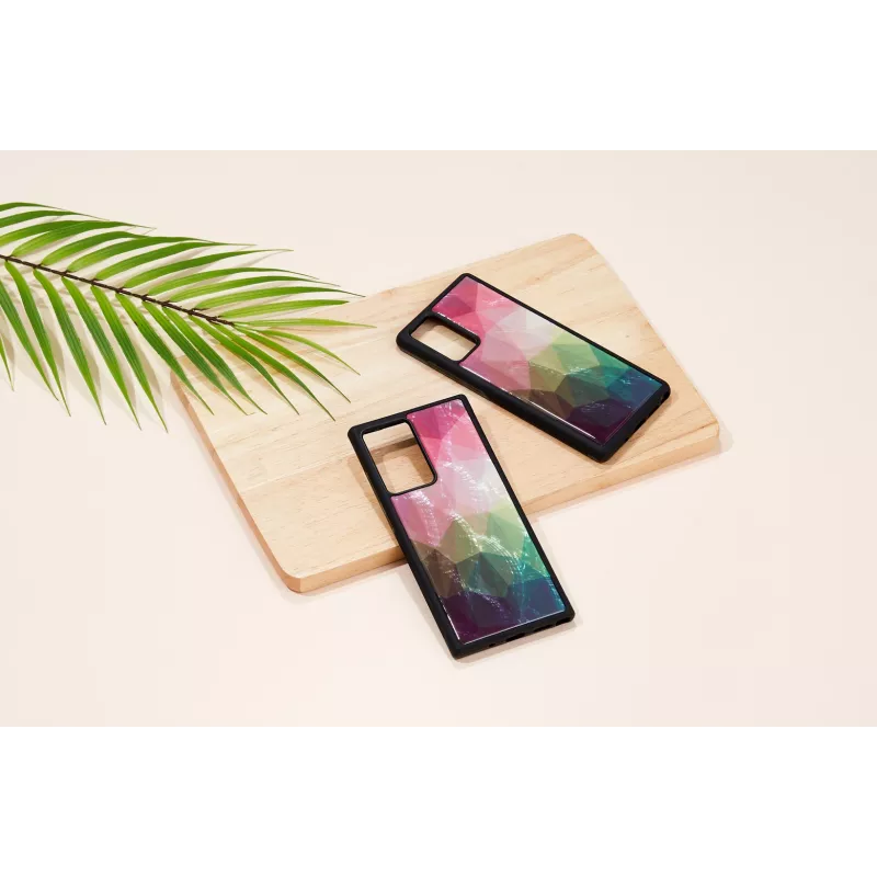 Aizsargtelefona maciņš iKins Samsung Galaxy Note 20 — water flower melns