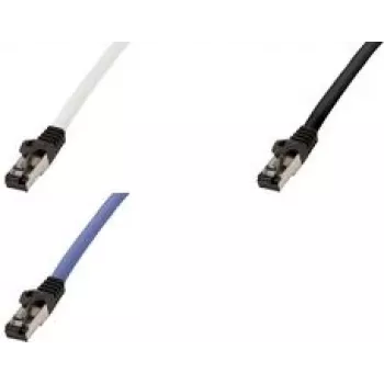 Logilink Professional PrimeLine - komutācijas kabelis - RJ-45 (M) uz RJ-45 (M) - 20 m - 6,2 mm - S/FTP, PiMF - CAT 8.1 - 40 gigabitu Ethernet, bez halogēniem - melns (CQ8113S)