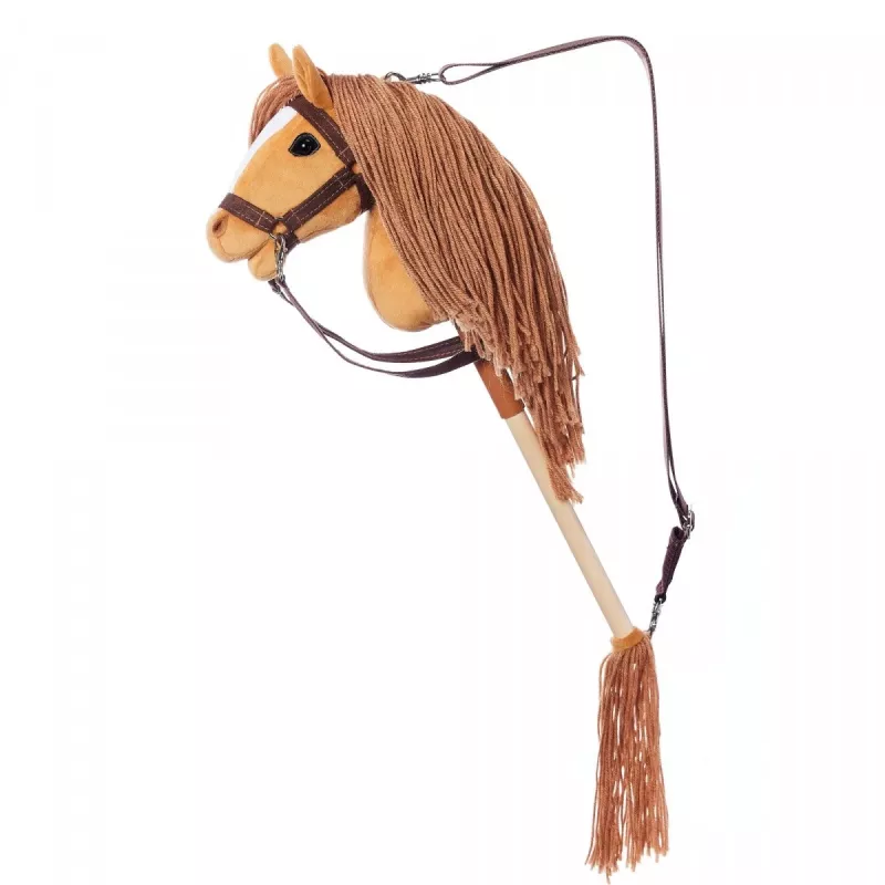 Zirgs uz kociņa HOPPIHORSE Hobby Horse A4 Kastaņbrūns