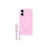 Kickstand vāciņš priekš iPhone 17 Apple Beats ar MagSafe un Camera Control, Pebble Pink, PC un mikrošķiedra