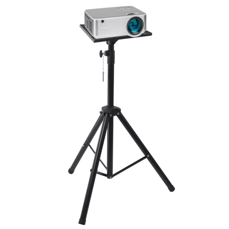 Projektora griestu stiprinājums MACLEAN MC-953 — tērauds, regulējams augstums 1,2–1,7 m