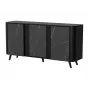Kumode Cama Meble VOLARE 151 x 39 x 75 cm, melna / San Sebastian