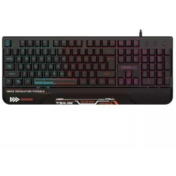 Mehāniskā pilnizmēra spēļu tastatūra Rebeltec Full size game keyboard SHARK