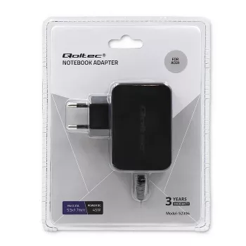 Power adapter QOLTEC 45W 19V 2.37A with 5.5x1.7 mm connector