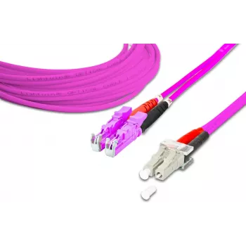 Lightwin augstas kvalitātes dupleksais LWL komutācijas kabelis - MM OM4 - LSH - LC (LDP-50 LSH-LC 10.0 OM4)