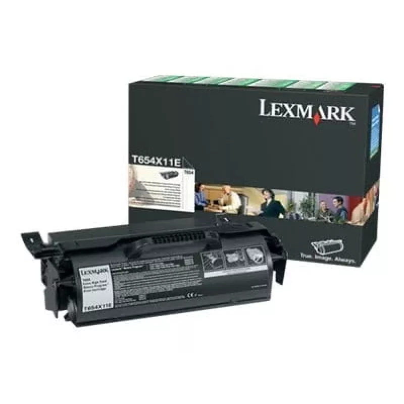 Toneris Lexmark T654X11E 30000 lapas melns