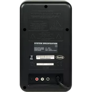 Behringer MS16 skaļrunis 2 joslu Melns Vadu 16 W
