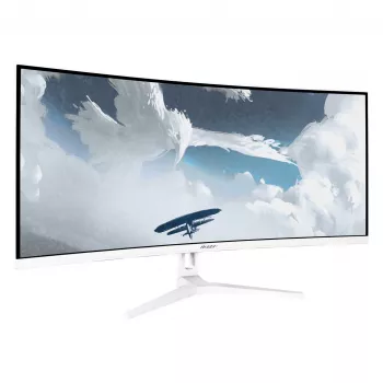 Izliekts monitors Arozzi Nova 34 collas (86,4 cm) VA LED 3440×1440 21:9 1 ms Balts