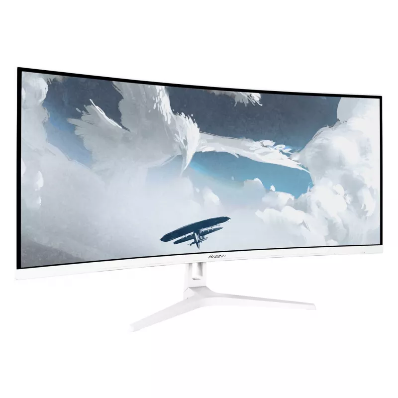Izliekts monitors Arozzi Nova 34 collas (86,4 cm) VA LED 3440×1440 21:9 1 ms Balts