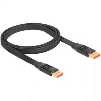 DeLOCK DisplayPort plakanais lentes kabelis 8K 60 Hz 1 m