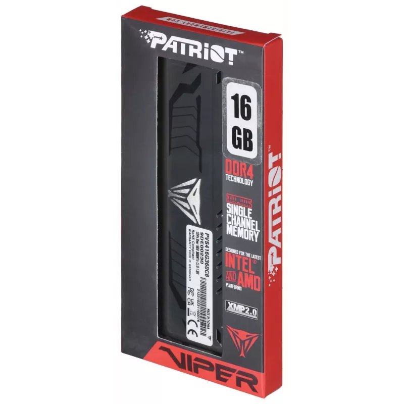 Atmiņas modulis Patriot Memory Viper Steel DDR4 16 GB 3600 MHz