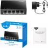 Nepārvaldāms komutators Cudy FS105 5 porti Fast Ethernet 10/100 melns