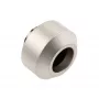 OPTIMUS cieto cauruļu savienotājs 12 mm cietajām caurulēm, satīna niķeļa apdare