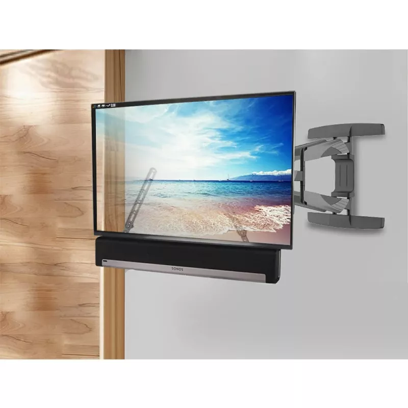 Maclean MC-912 universāls skaļruņu joslas stiprinājuma turētājs TV montāžas regulējams VESA 23 - 65 15 kg