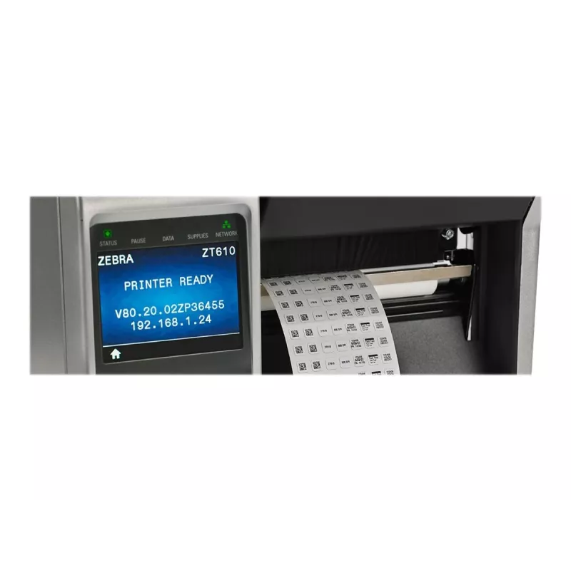 Zebra ZT610 etiķešu printeris Termiskā pārnese 300 x 300 DPI 300 mm/sek Vadu un Bezvadu Ethernet LAN Bluetooth