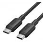 USB-C uz USB-C kabelis/2M melns Trcbh Vention