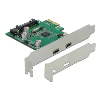 DeLOCK PCI Express x1 karte ar 2 x USB Type-C™ ligzdām