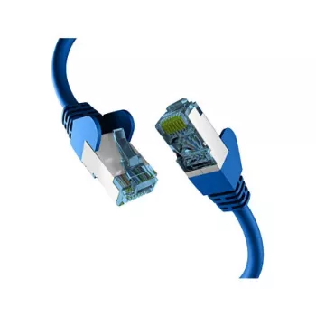EFB-Elektronik RJ45 plākstera vads ar Cat.7 neapstrādātu kabeli, zils, 2m, S/FTP PIMF, tīkla kabelis, LAN, DSL, ražotājs: EFB Elektronik (EC020200209)