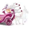 Huffy Electric Disney Princess kariete ar zirgu 6 V rozā