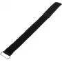 Basetech 98001c379 līpsavienojuma (Velcro) kabeļu siksna ar sprādzi, 600 x 30 mm, melna