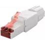 Goobay CAT 6 uz lauka terminējams RJ45 spraudnis UTP neekranēts - 5,0-8,5 mm (65942)