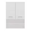 Topeshop POLA MINI DK balts vannas istabas uzglabāšanas skapis Balts