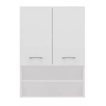 Topeshop POLA MINI DK balts vannas istabas uzglabāšanas skapis Balts