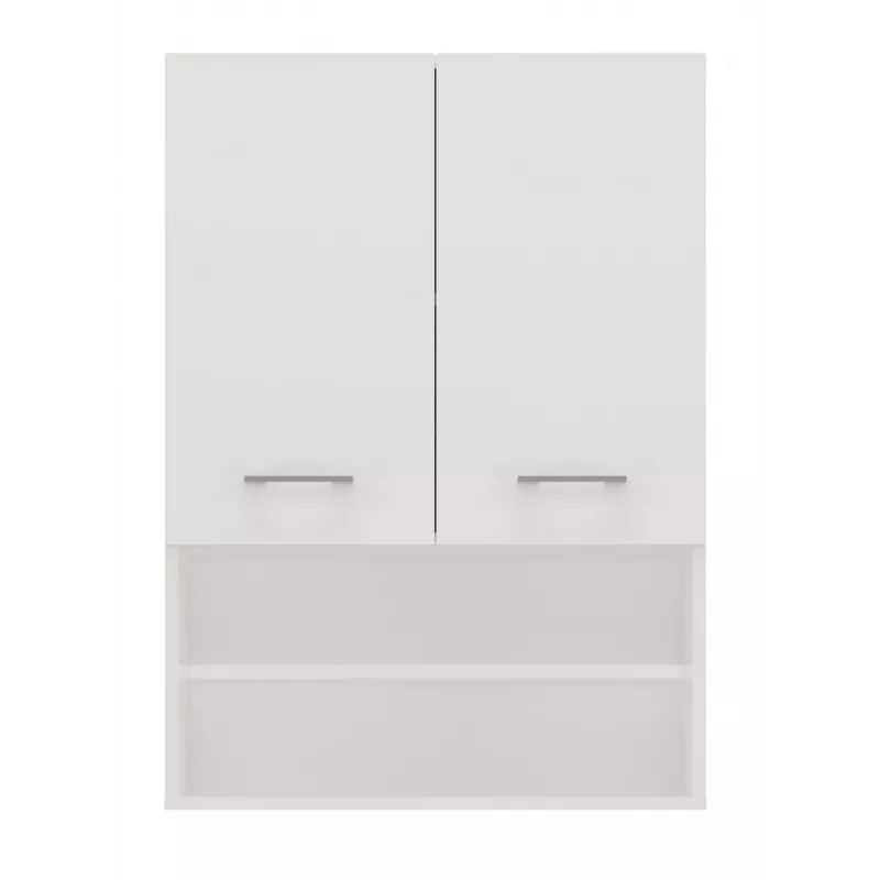 Topeshop POLA MINI DK balts vannas istabas uzglabāšanas skapis Balts