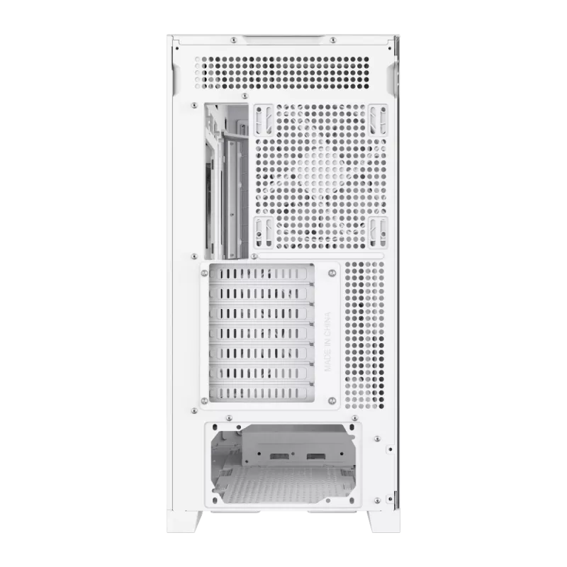 Gamemax korpuss | LEADER 2 WH | Balts | E-ATX | Barošanas bloks nav iekļauts