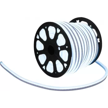 LED neona flex 230V EUROLITE plāns auksti balta 100 cm - elastīga LED lentes apgaismojuma josla
