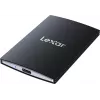 Portatīvais SSD Lexar SL500 1 TB — USB Type-C, USB 3.2 Gen 2x2, līdz 2000 MB/s, alumīnija korpuss, 0,043 kg, melna