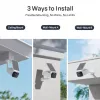 Safemo SC1 SolarCam, 4K UHD video, 8× tālummaiņa, 132° skata leņķis, nakts redzamība, Wi-Fi 2,4 GHz, 1,5 W saules panelis, balts
