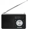 Portatīvais radio TECHNISAT DIGITRADIO 1 A — DAB+/FM, OLED displejs, USB-C, 3,5 mm austiņu izeja, 1 W, melns/sudrabains