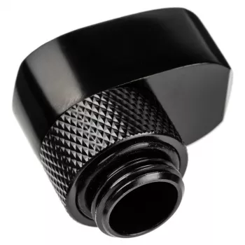 Armatūra Alphacool 17601 — misiņa datora dzesēšanas sistēmas armatūra, melna, 1 gab.