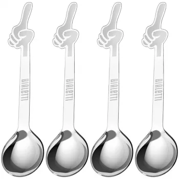 Kafijas karote Bialetti DCDESIGN15 Nerūsējošais tērauds 4 gab.