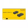 DELOCK DisplayPort 1.4 pārslēgs 2 x 2 DisplayPort ieeja uz 1 x 2 DisplayPort izeja 8K