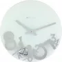 NeXtime klok 8115 Dropped, Ø43 cm, sienas, sudraba