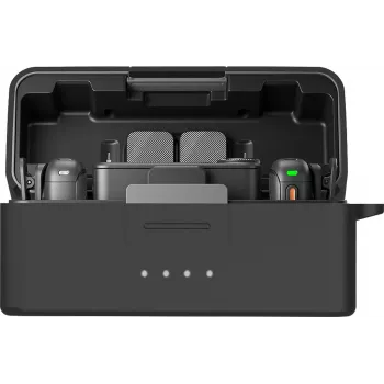 PULUZ Silikona uzlādes futrāļa aizsargvāciņš DJI Mic 3 (melns)