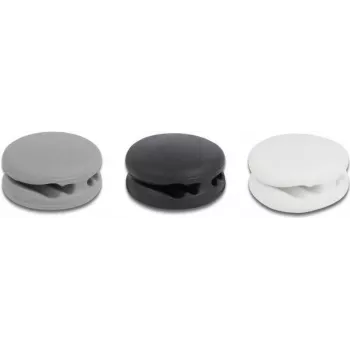 Kabeļa skava DeLOCK 18339 Melna Pelēka Balta 3 gab.