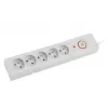 Strāvas sadalītājs Armac Z5 5m 5x 230V PL 10A kabeļu organizators pelēks