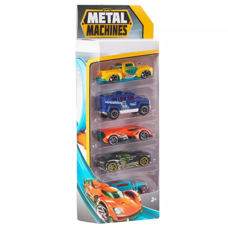 Zuru Metal Machines 5 metāla automašīnu komplekts 1:64, 2. sērija, dažādi modeļi