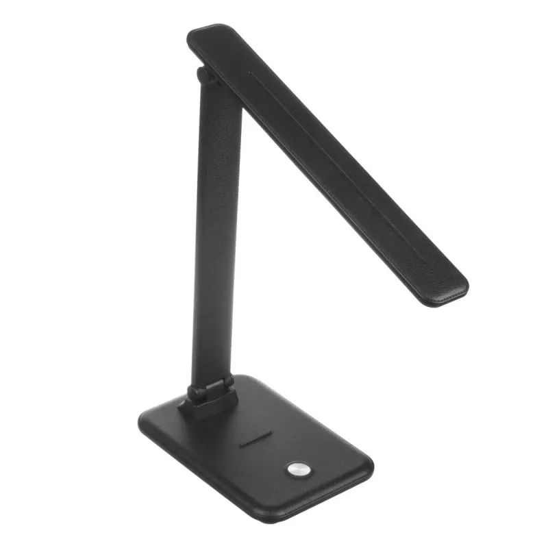 Galda LED lampa MACLEAN MCE614B — regulējama spilgtuma, salokāma regulējama svira, 9W, 3000K/4500K/6500K, melna