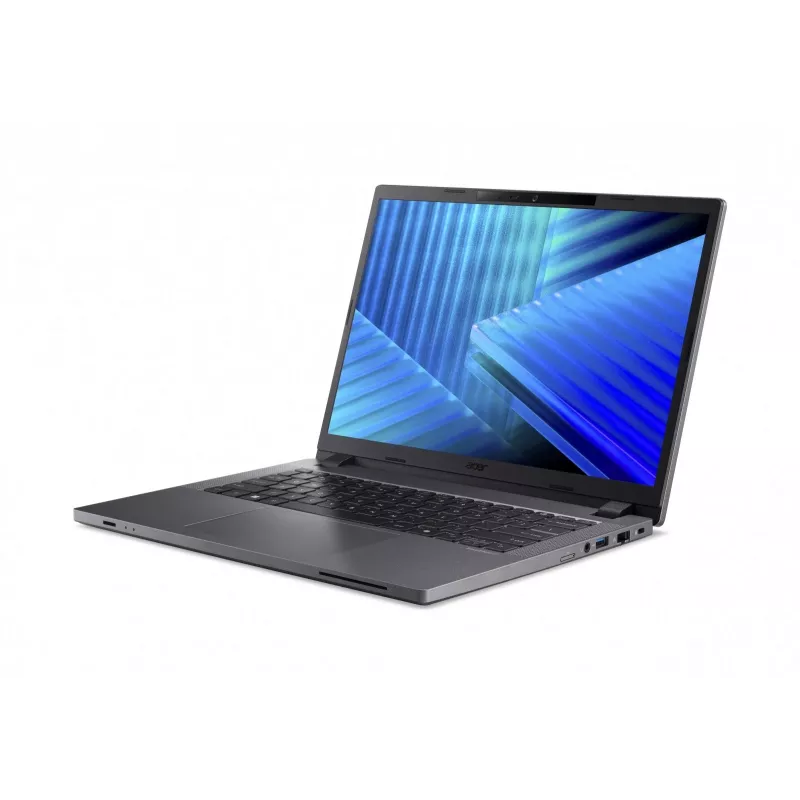 Acer TravelMate P2 TMP214-75-G3-TCO 14 collu WUXGA IPS klēpjdators, Intel Core Ultra 5 125H, 16 GB RAM, 512 GB SSD, pirkstu nospiedumu lasītājs, SmartCard, Windows 11 Pro, 3 gadi serviss uz vietas NBD