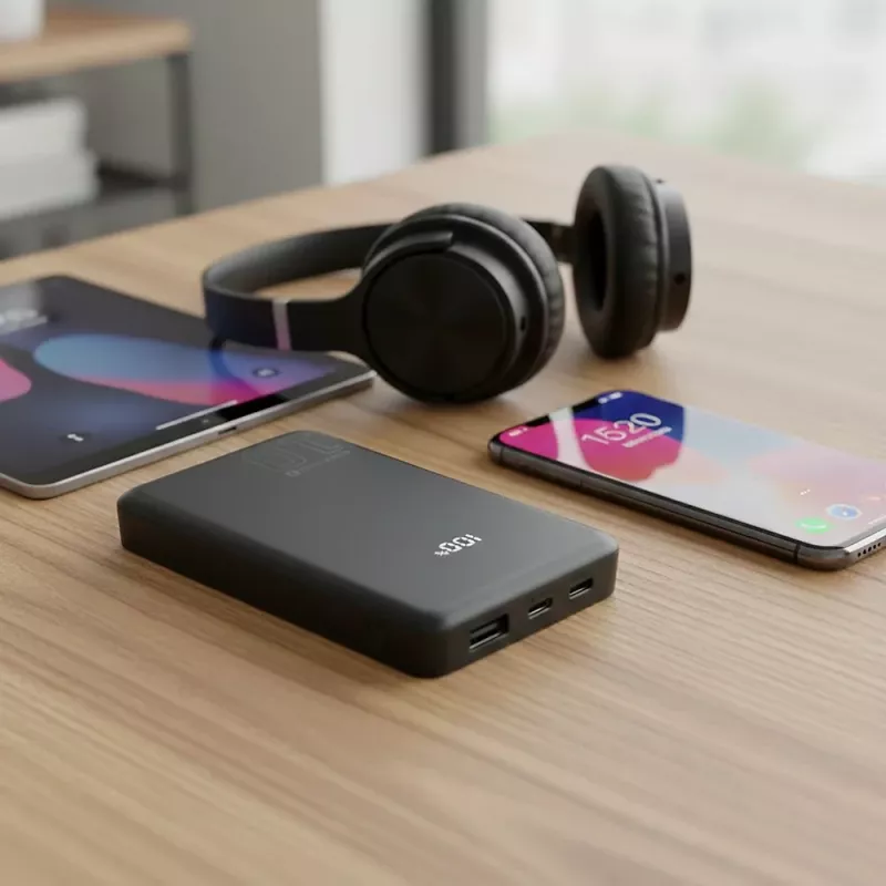 Pārnēsājams ārējais akumulators everActive EB-11QB 10 000 mAh, 2× USB-C 20 W (QC4.0)